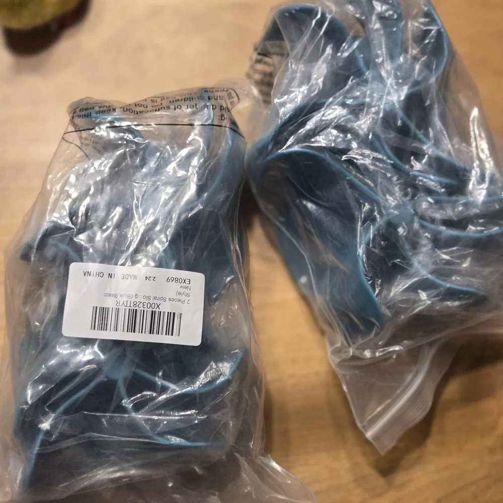 Set of 2 Dog Slow Feeders (2 Packs) – Blue – New